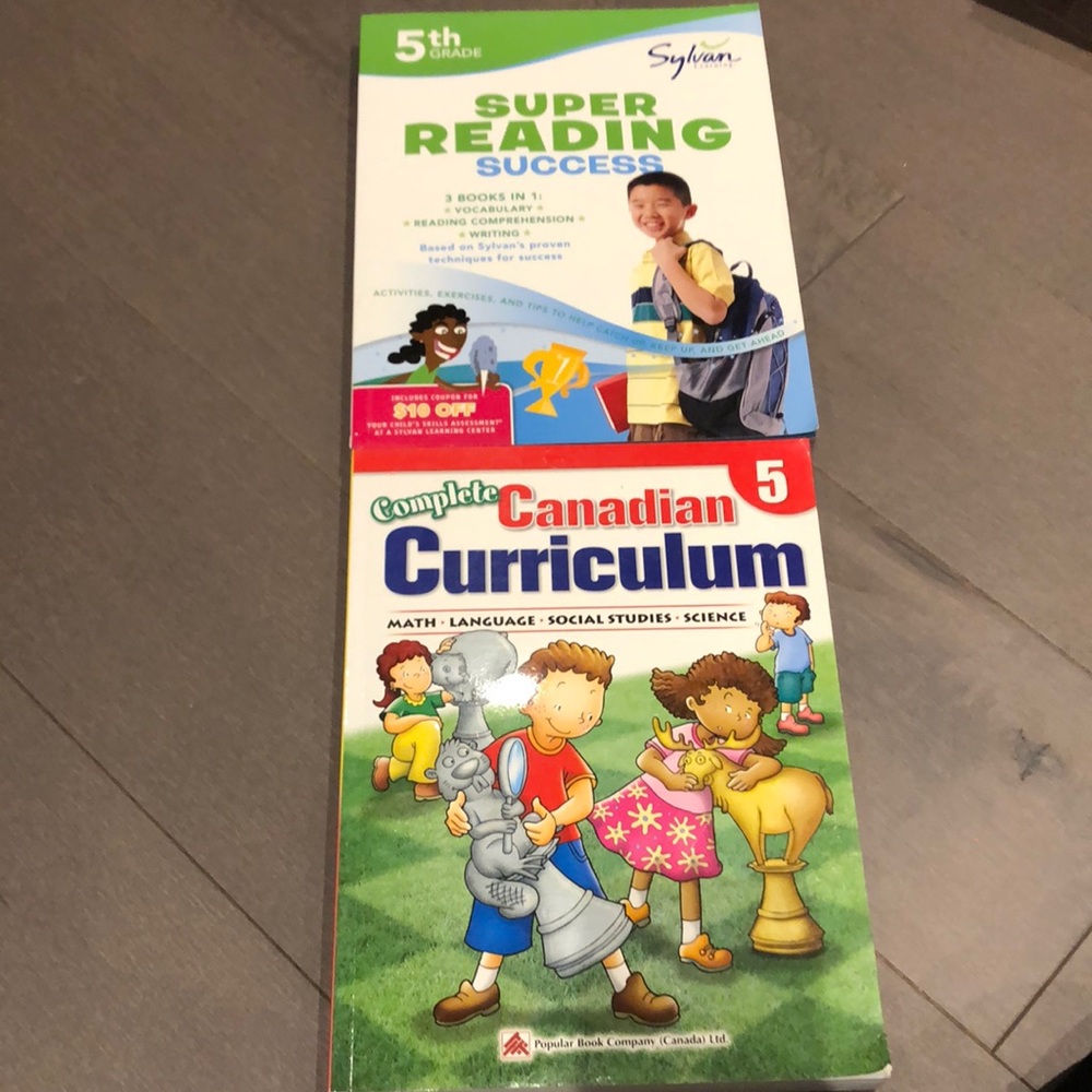 SET - Grade 5 kids workbooks (2)
